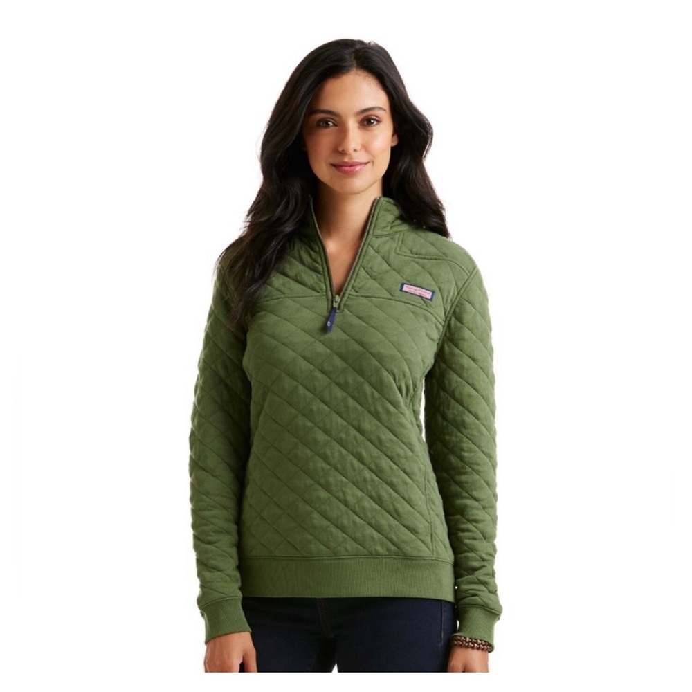 Vineyard Vines Woman’s 1/4 Zip quilted